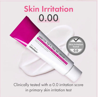 Arbutin brightening cream texture close-up